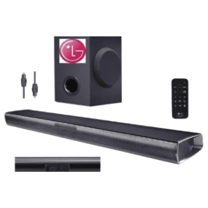 LG SQC1 2.1 Channel 160W Soundbar with Wireless Subwoofer and Bluetooth 1 LG SQC1