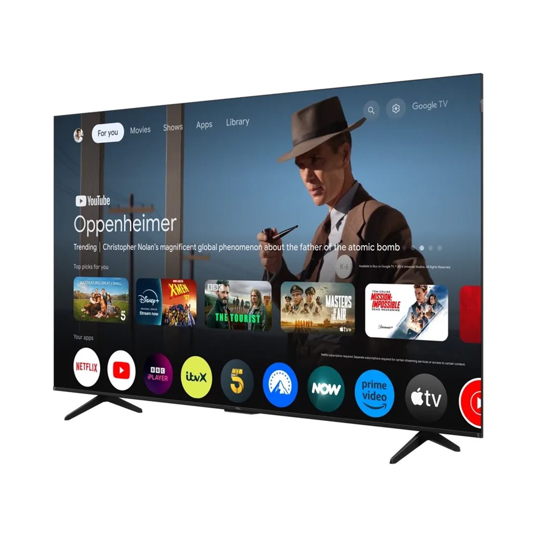 TCL QLED TV 75″ SAT Smart TV 4K UHD Google TV 75P7K 1 TCL QLED TV 75″ SAT Smart TV