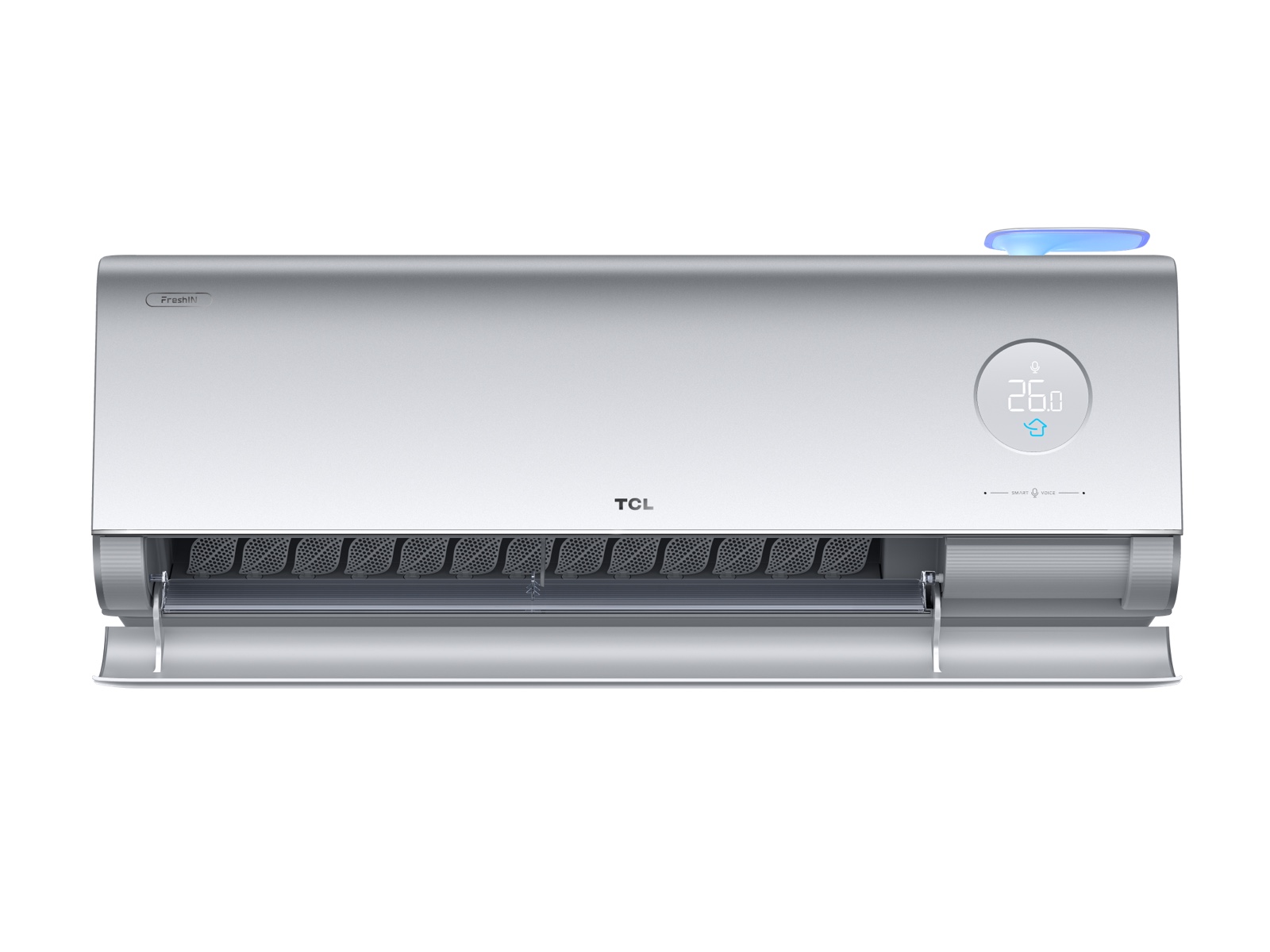 The TCL TAC-12CSD/FCI with its louvre open