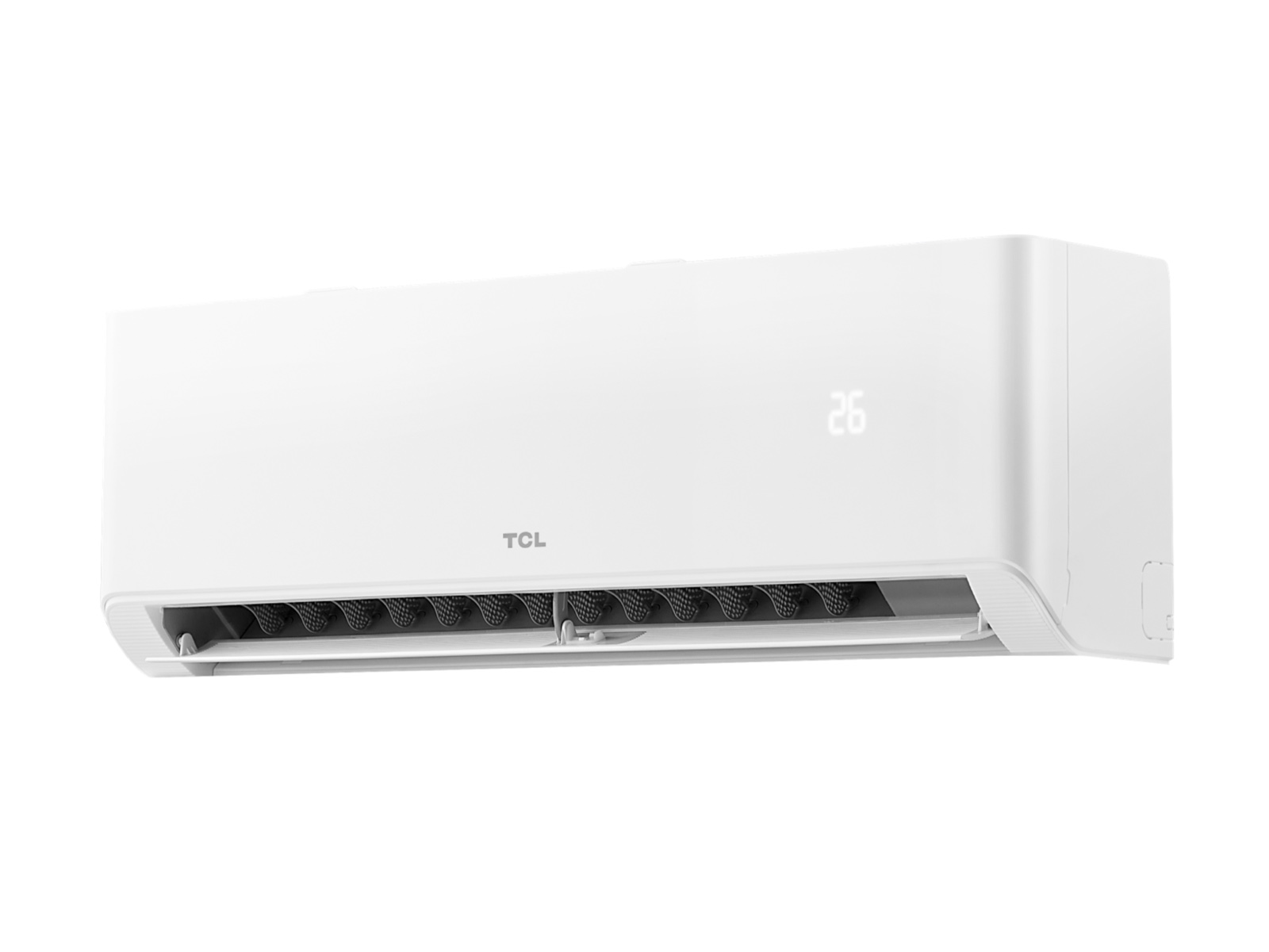 The TCL TAC-18CSA/TPH11I from the left, with the louvre open