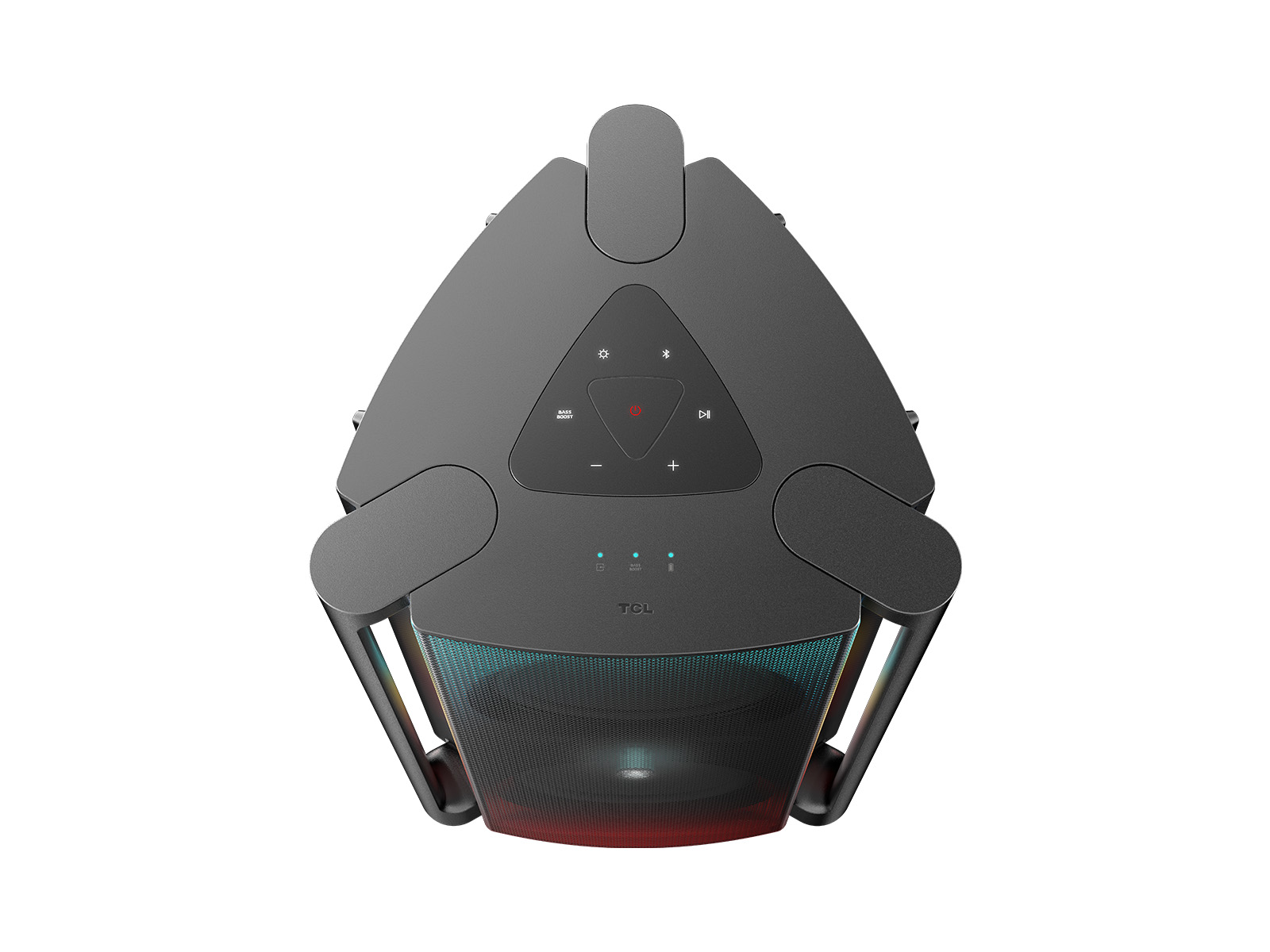 Top of the TCL TP300K with its control buttons